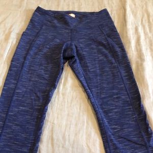 Leggings. Lucy. Blue with side pockets